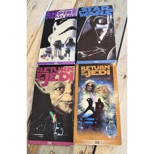 Set of Original Star Wars VHS & THX Digitally Mastered Editions & 1 Special Edtn